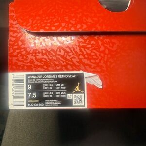 “Valentine” Jordan 3